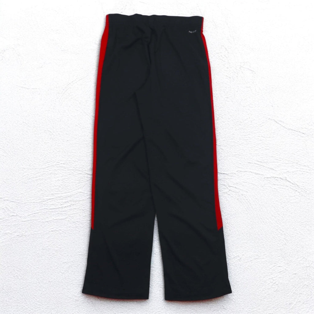 NIKE トラックパンツ ジャージ L ブラック レッド サイドライン スウォッシュ DRI-FIT 425787-012
