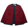 alfred dunner giacca fantasia L bordeaux cotone poliestere floreale