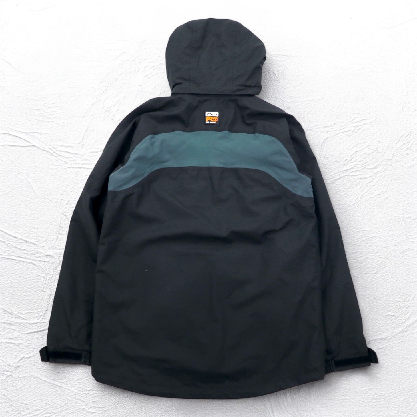 Timberland anni 2000 PRO SERIES Gore-Tex Giacca a Vento L Impermeabile Doppia Cerniera Zip-in-Zip Cappuccio Rimovibile