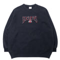 B WEAR USA 90s ricamo college felpa XXL nero cotone OHIO STATE BUCKEYES taglia grande