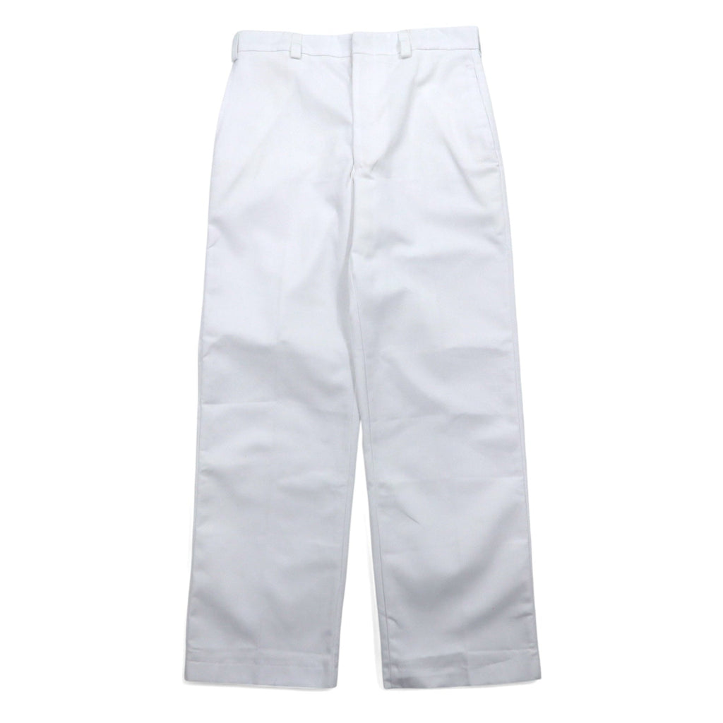 US ARMY Pantaloni militari Ospedalieri 32 Bianchi con piega centrale Militari UNICOR-TUCSON 8405-00-113-5418