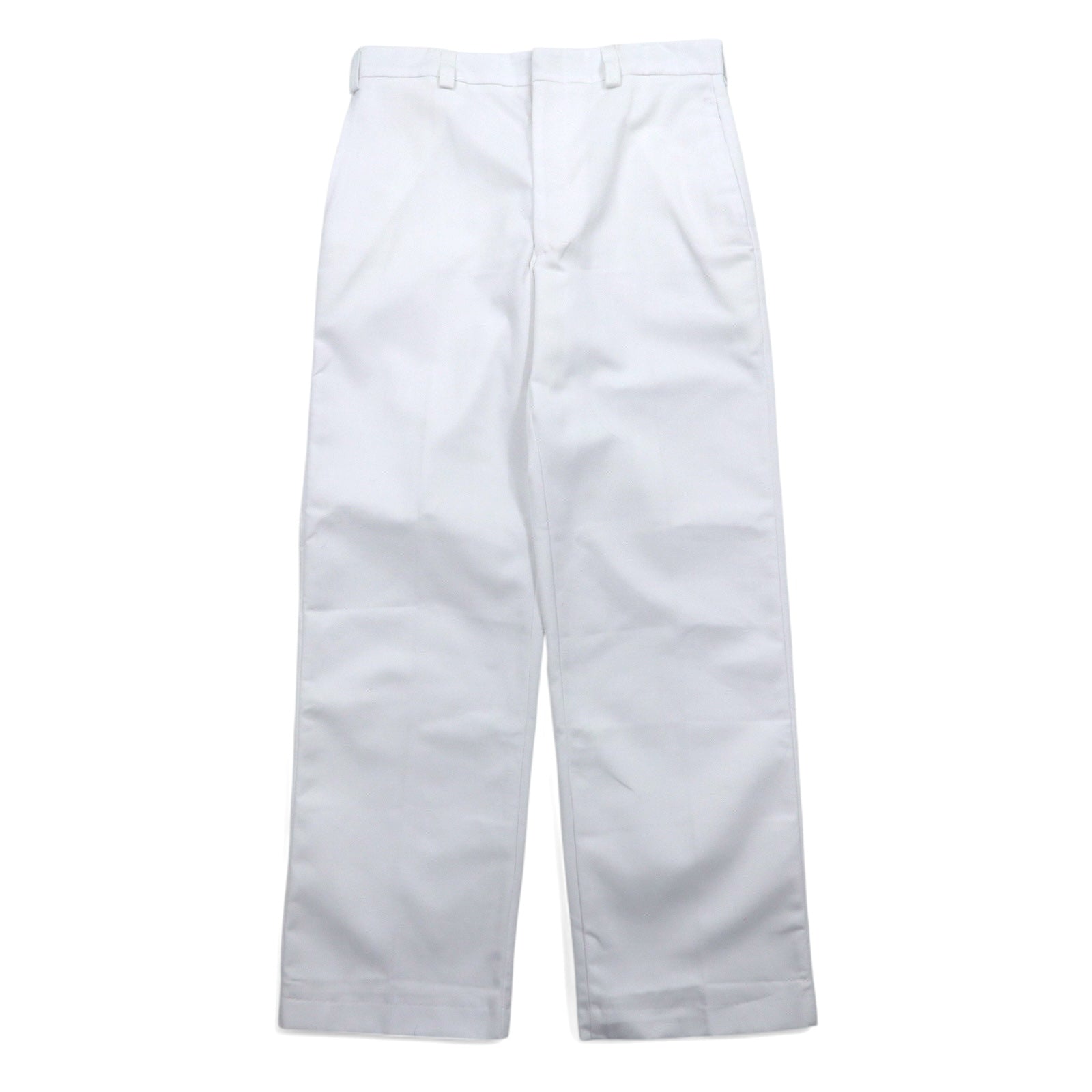 US ARMY Pantaloni militari Ospedalieri 32 Bianchi con piega centrale Militari UNICOR-TUCSON 8405-00-113-5418