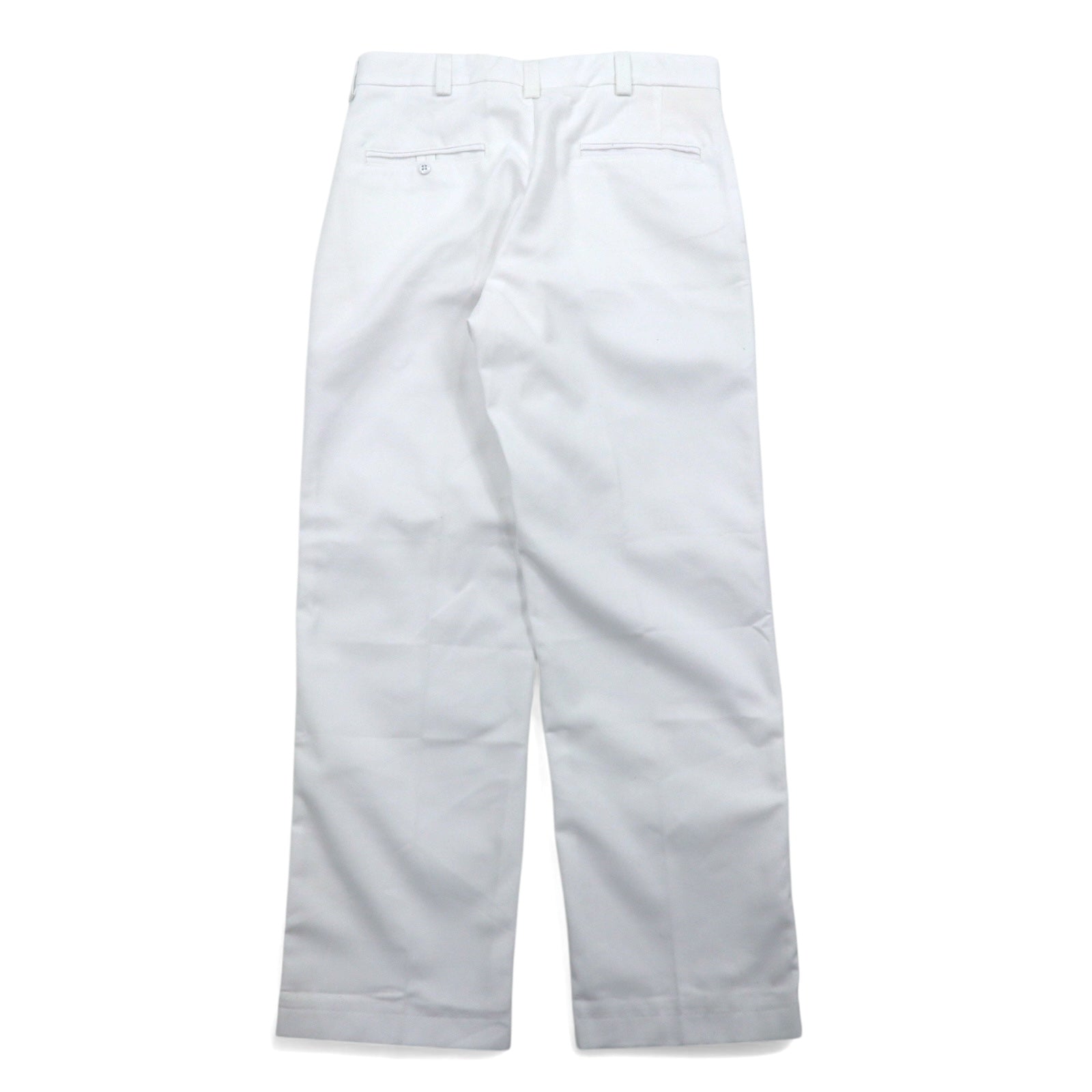 US ARMY Pantaloni militari Ospedalieri 32 Bianchi con piega centrale Militari UNICOR-TUCSON 8405-00-113-5418