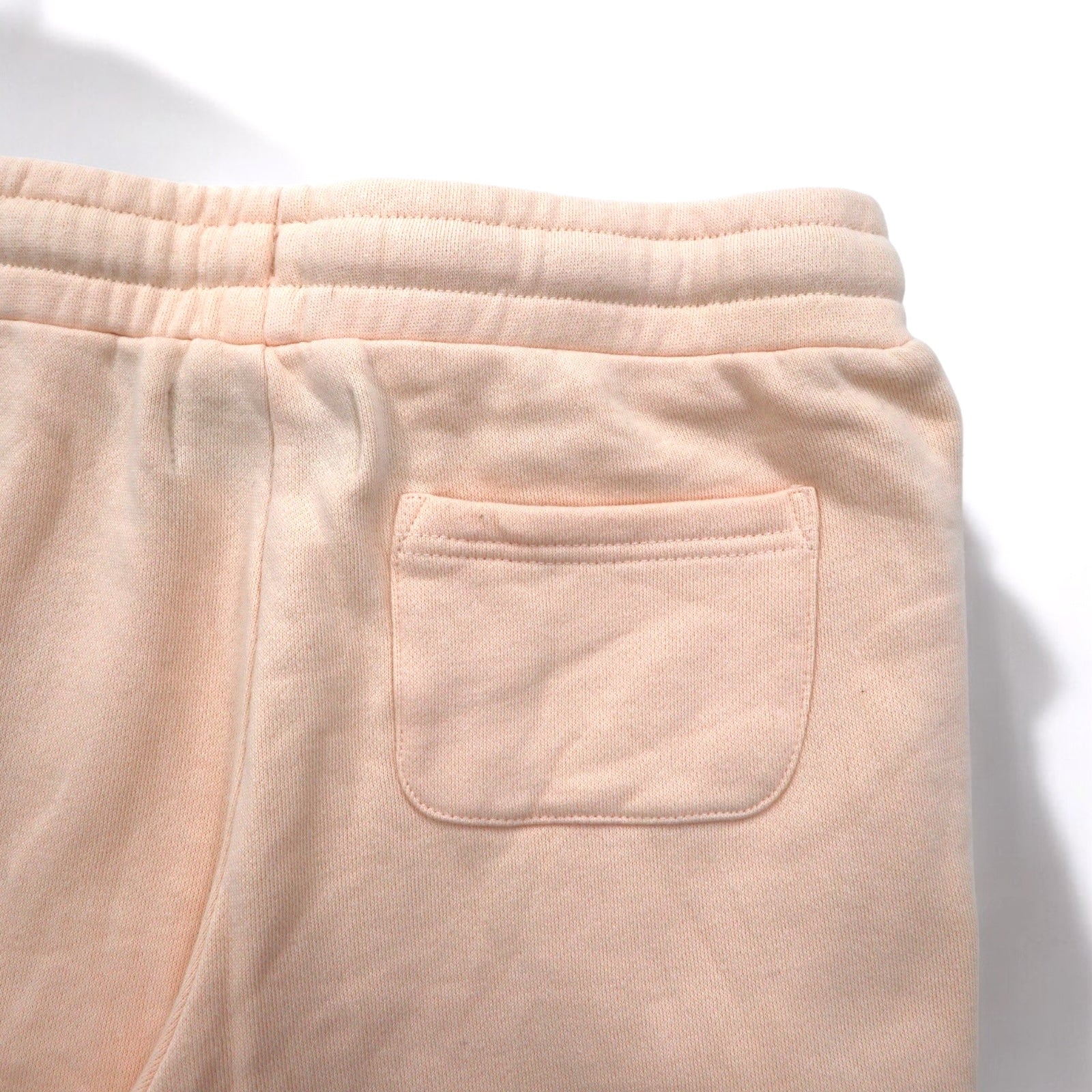 KITH Pantaloni della tuta M Rosa Beige Cotone Stampa logo box Felpati