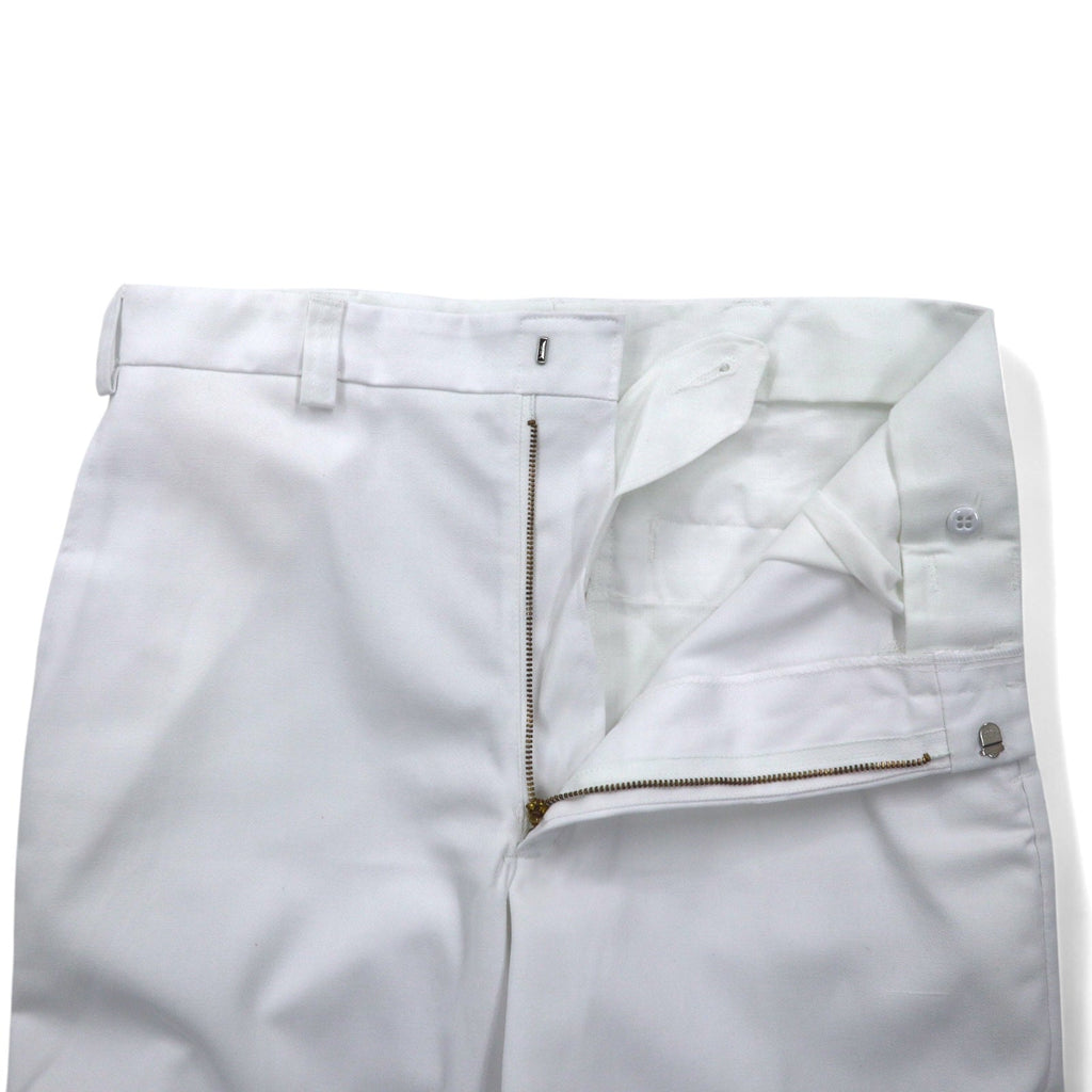 US ARMY Pantaloni militari Ospedalieri 32 Bianchi con piega centrale Militari UNICOR-TUCSON 8405-00-113-5418