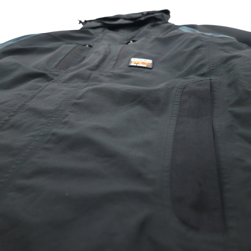 Timberland anni 2000 PRO SERIES Gore-Tex Giacca a Vento L Impermeabile Doppia Cerniera Zip-in-Zip Cappuccio Rimovibile