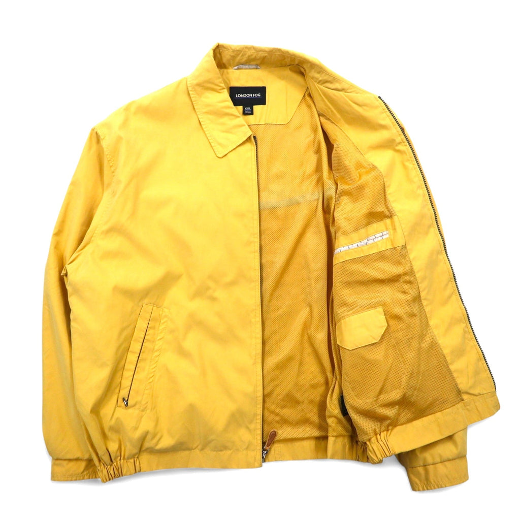 LONDON FOG Harrington jacket a vento XXL Giallo Poliestere