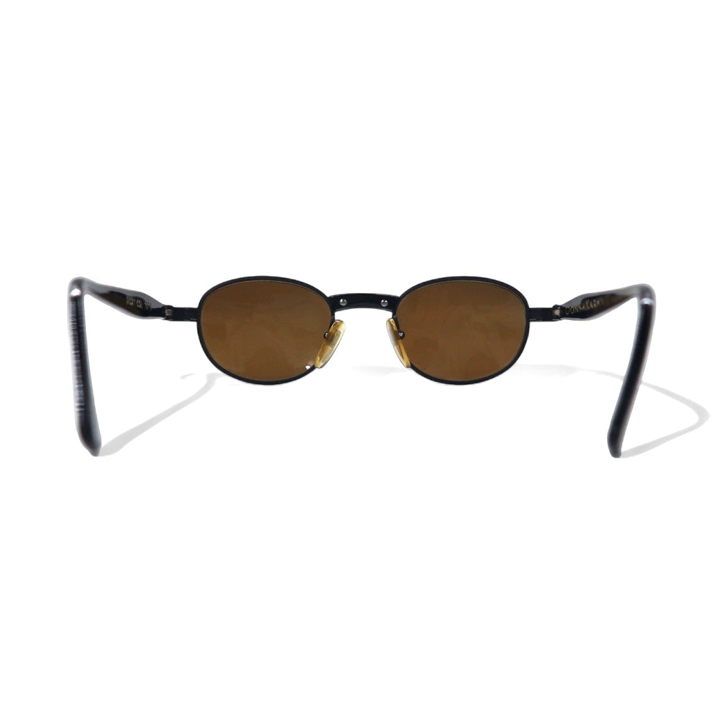 DONNA KARAN 90年代 フランス製 ヴィンテージ オーバル サングラス ブラック alain mikli デザイン D021