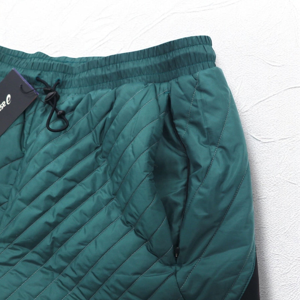 Kiko Kostadinov × Asics Pantaloni trapuntati isolanti M Verde 19AW INSULATION PANTS Nuovo