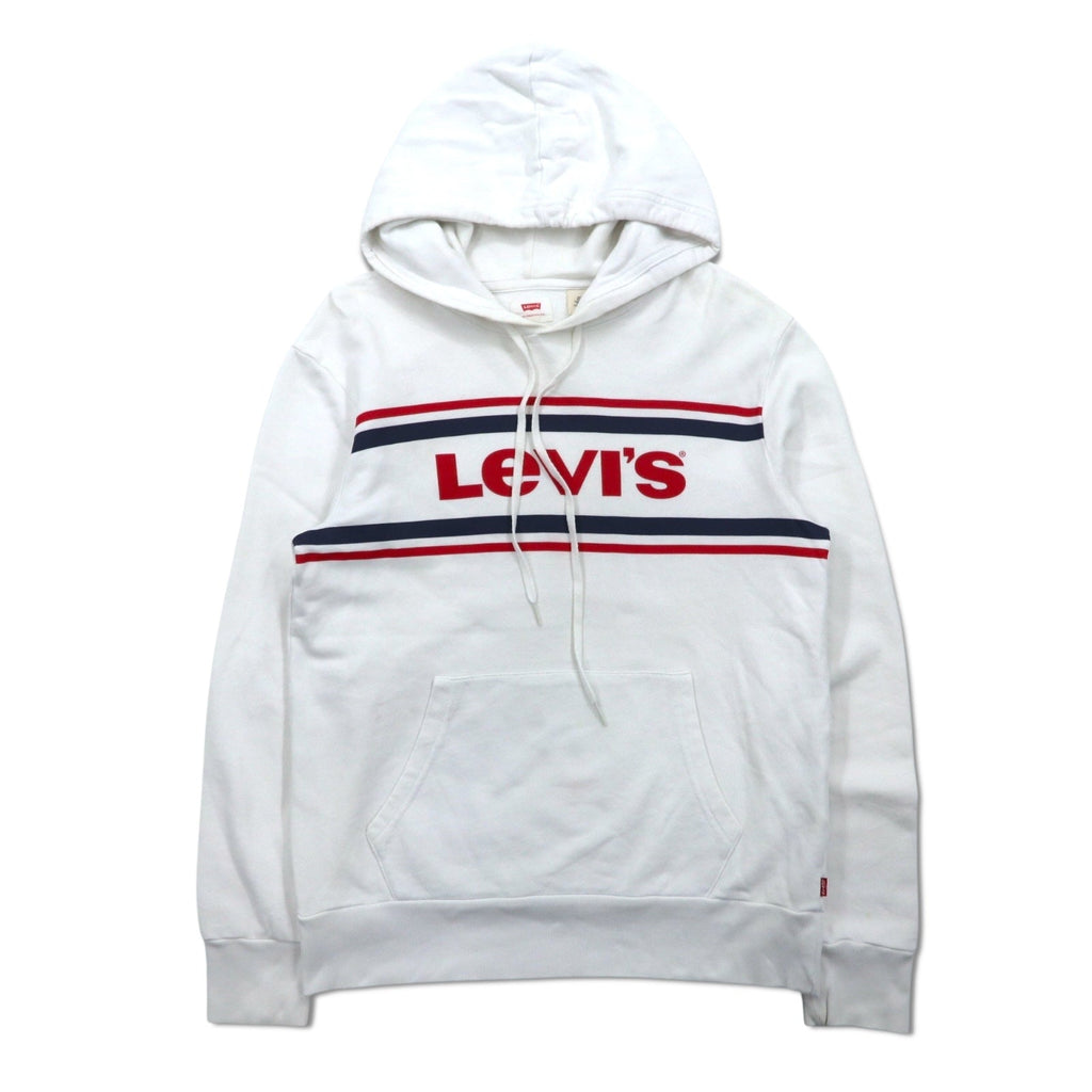 Levi's Logo Hoodie Pullover S Bianco Cotone 19622-0020 Prodotto in Turchia