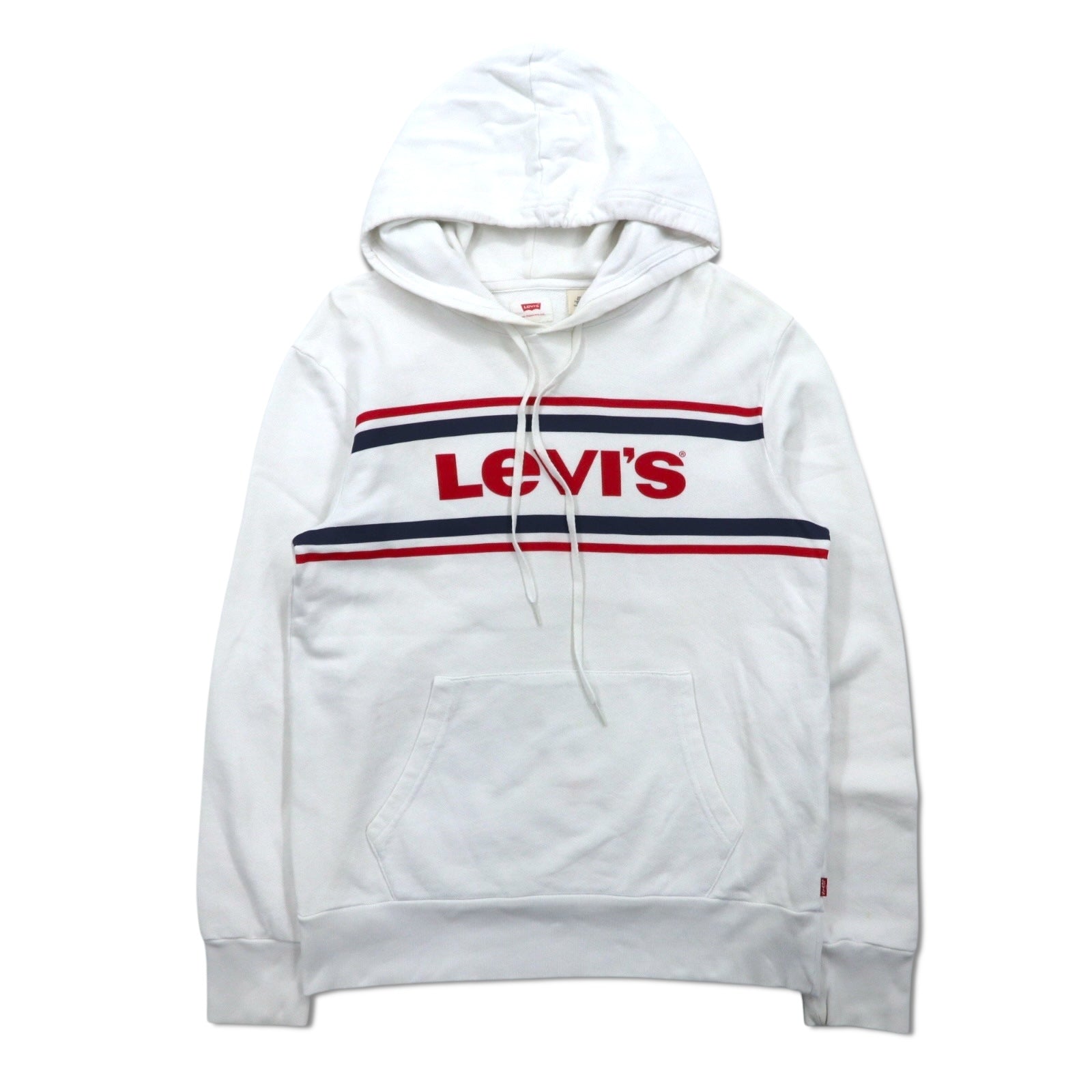 Levi's Logo Hoodie Pullover S Bianco Cotone 19622-0020 Prodotto in Turchia