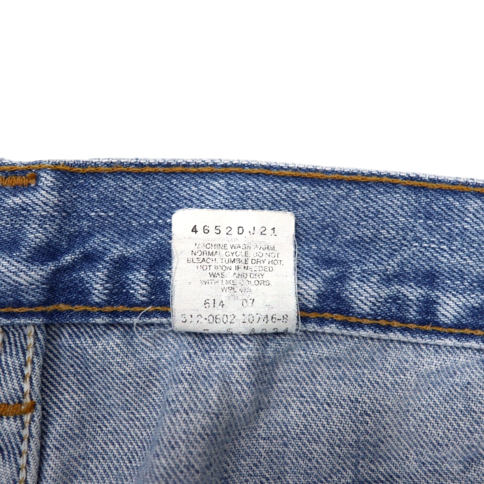Levi's Made in USA anni '00 505 Jeans lavaggio ghiaccio 34 Blu Cotone Chiusura con cerniera REGULAR FIT GAMBA DRITTA 505-4834