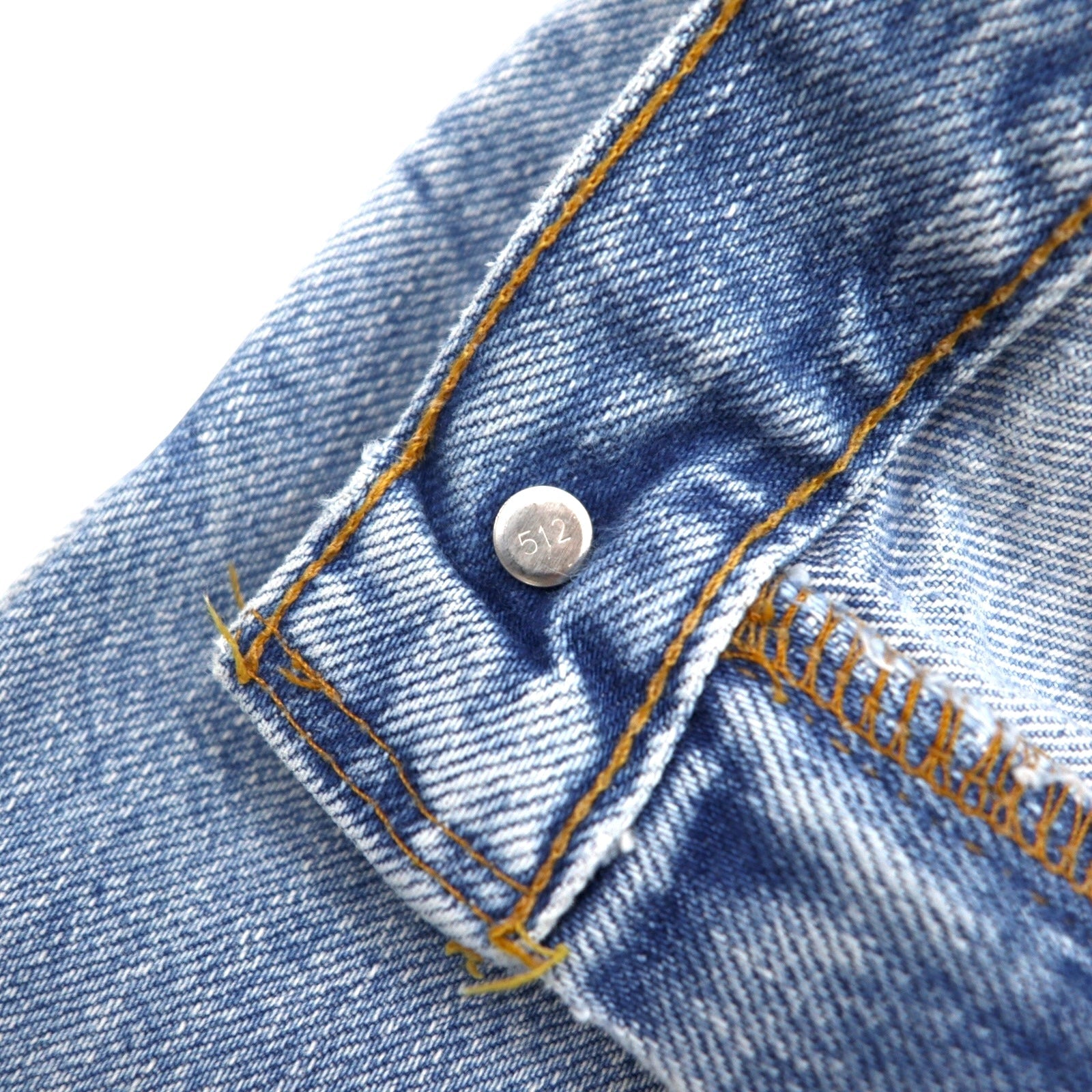 Levi's Made in USA anni '00 505 Jeans lavaggio ghiaccio 34 Blu Cotone Chiusura con cerniera REGULAR FIT GAMBA DRITTA 505-4834