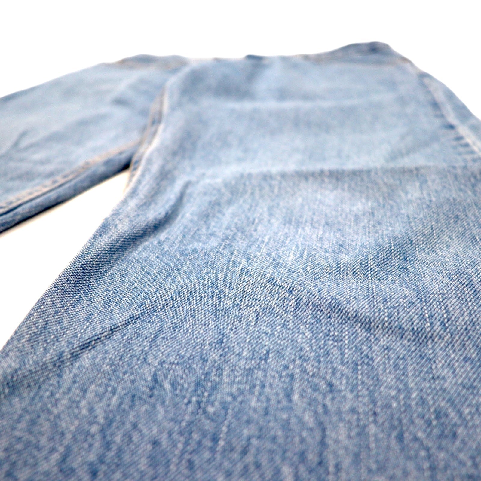 Levi's Made in USA anni '00 505 Jeans lavaggio ghiaccio 34 Blu Cotone Chiusura con cerniera REGULAR FIT GAMBA DRITTA 505-4834