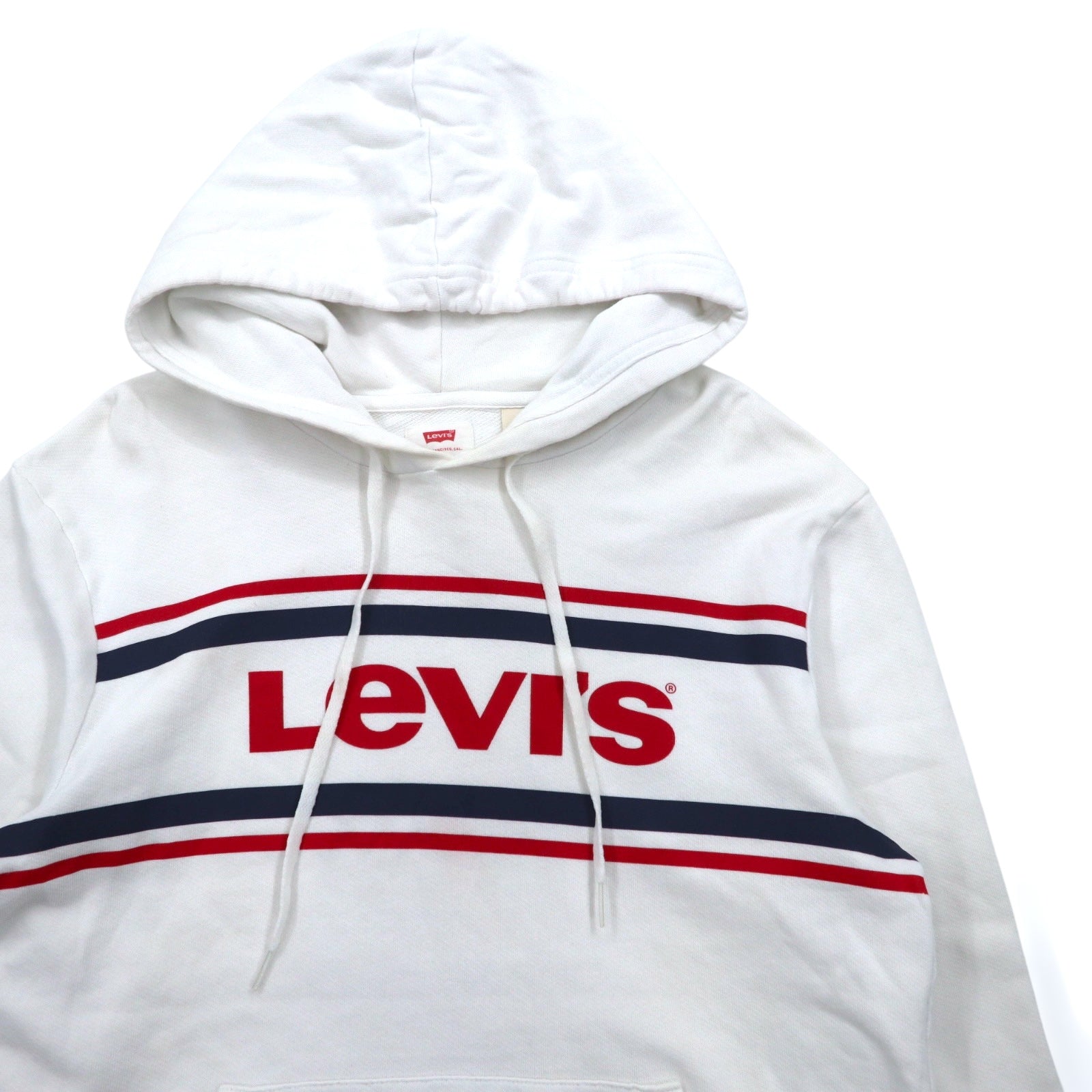 Levi's Logo Hoodie Pullover S Bianco Cotone 19622-0020 Prodotto in Turchia