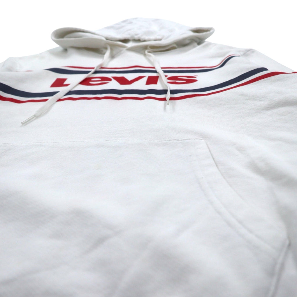 Levi's Logo Hoodie Pullover S Bianco Cotone 19622-0020 Prodotto in Turchia