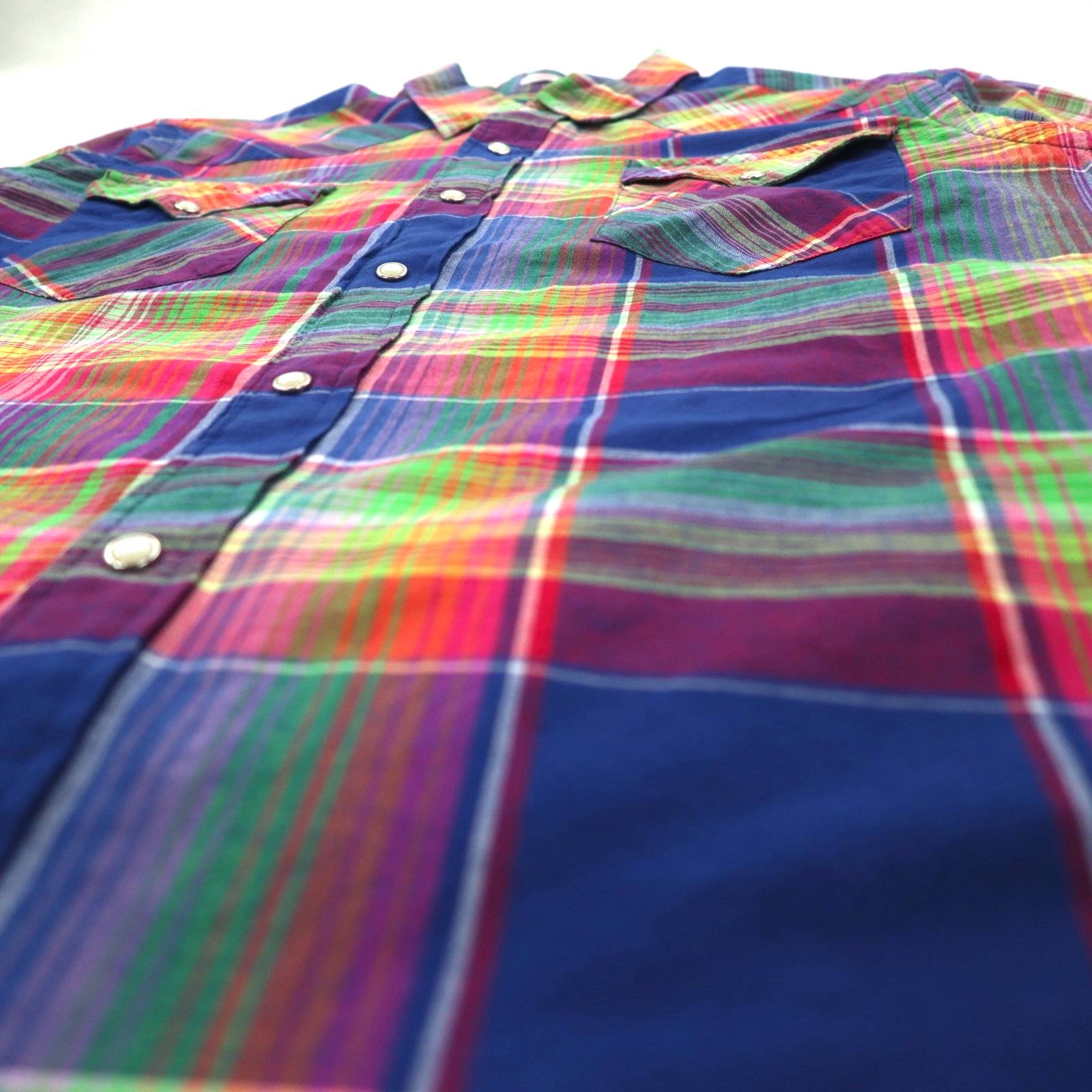 POLO RALPH LAUREN Camicia western a quadri CLASSIC FIT Indian Madras XL