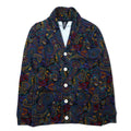 JOYRICH ペイズリー スウェット カーディガン ショールカラー ジャケット S  マルチカラー 総柄 コットン