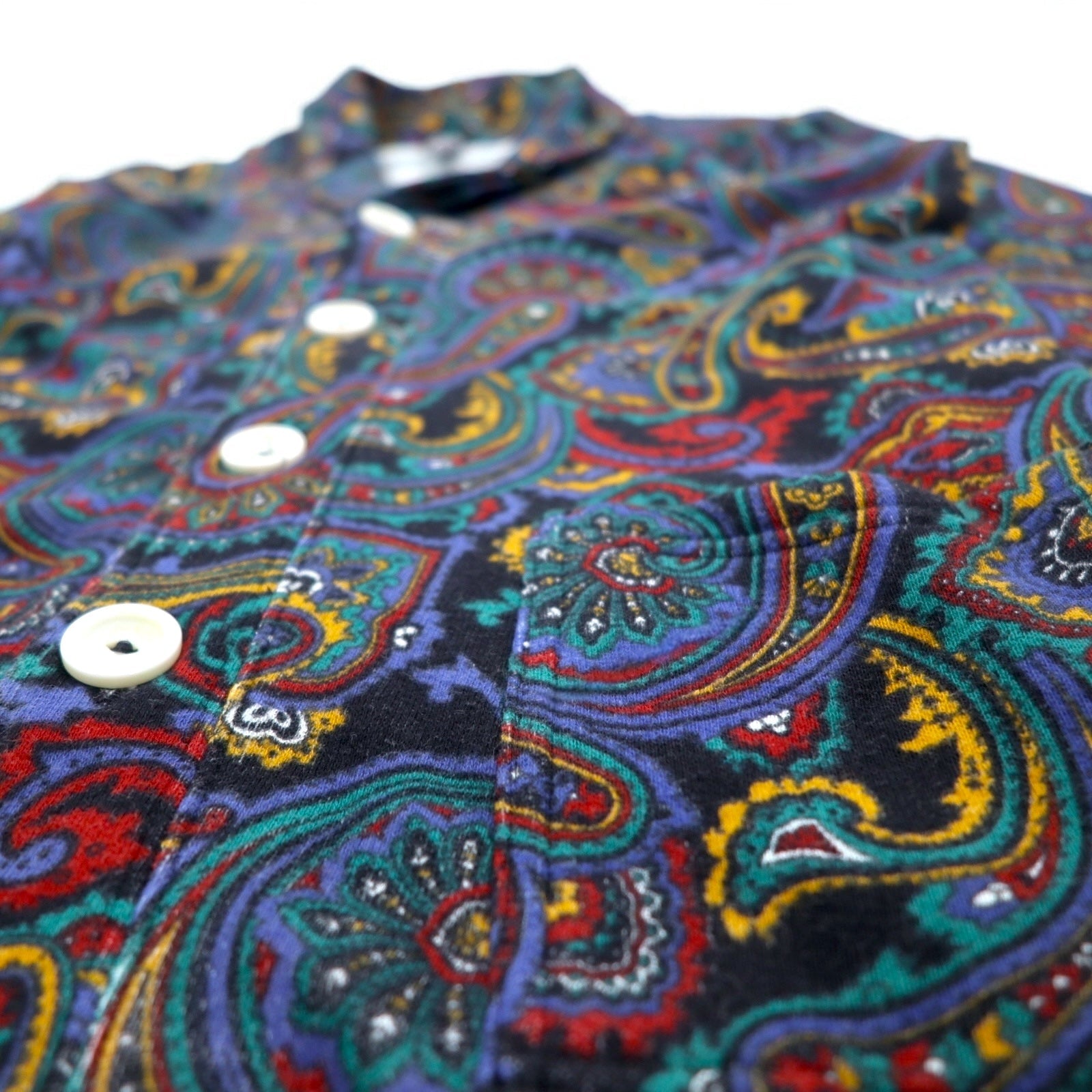 JOYRICH Paisley Felpa Cardigan Collo a scialle Giacca S Multicolore Fantasia in Cotone