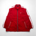 NIKE 90年代 ナイロンジャケット トラック ジャージ XL レッド ナイロン 黒タグ