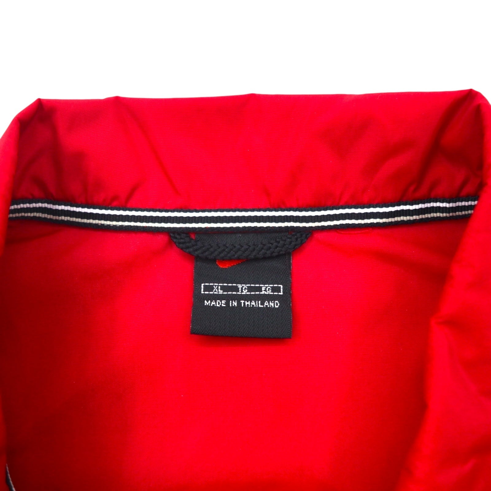 NIKE 90年代 ナイロンジャケット トラック ジャージ XL レッド ナイロン 黒タグ