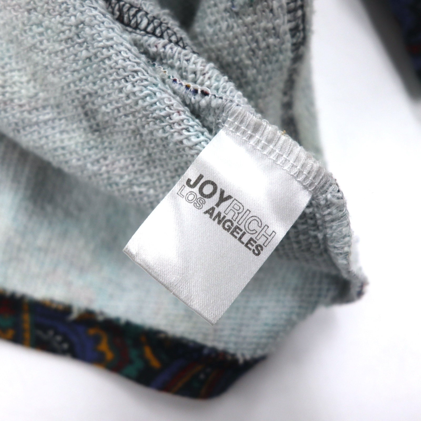 JOYRICH Paisley Felpa Cardigan Collo a scialle Giacca S Multicolore Fantasia in Cotone