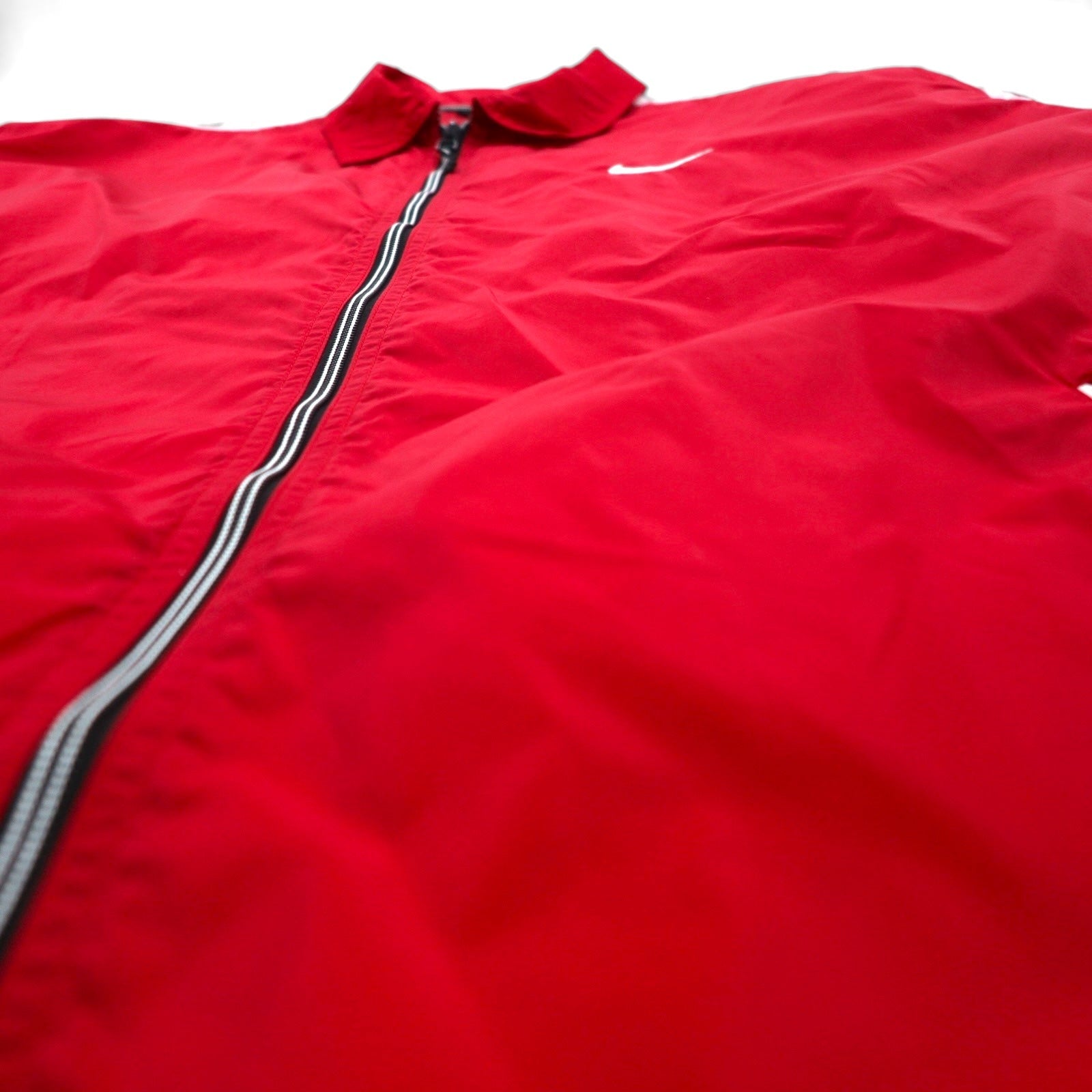NIKE 90年代 ナイロンジャケット トラック ジャージ XL レッド ナイロン 黒タグ