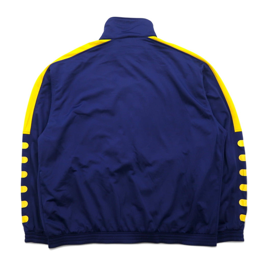 FILA Tuta sportiva anni '90, giacca sportiva, XXL, blu navy, poliestere, logo ricamato