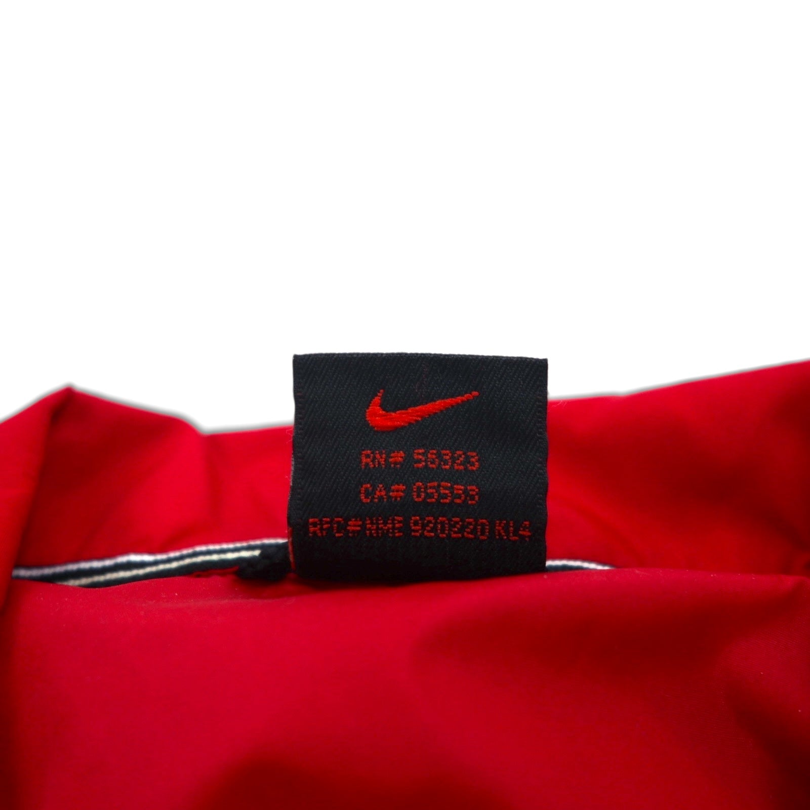 NIKE 90年代 ナイロンジャケット トラック ジャージ XL レッド ナイロン 黒タグ