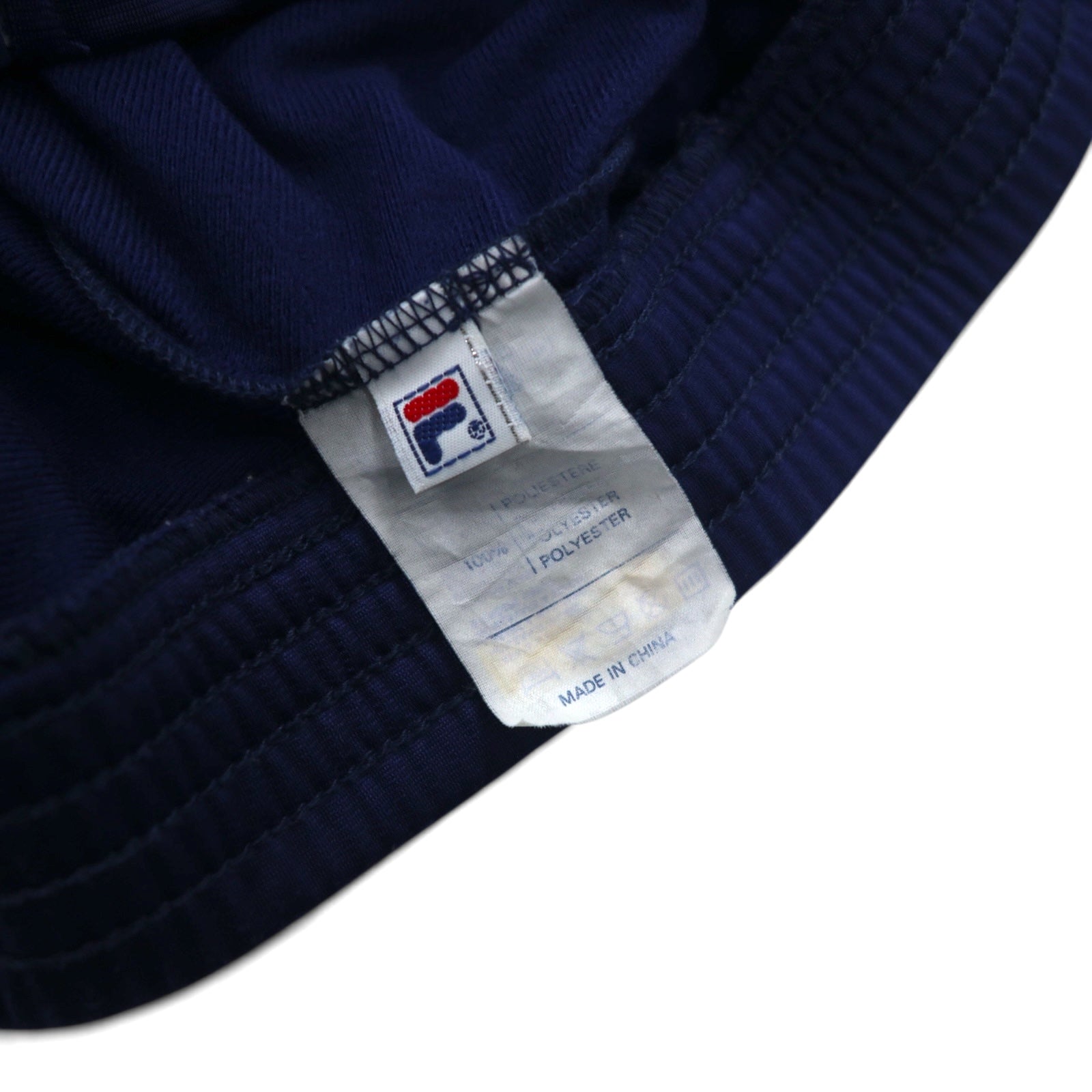 FILA Tuta sportiva anni '90, giacca sportiva, XXL, blu navy, poliestere, logo ricamato