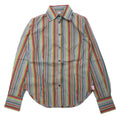 Paul Smith BLUE イタリア製 ドレスシャツ 40 マルチカラー ストライプ コットン