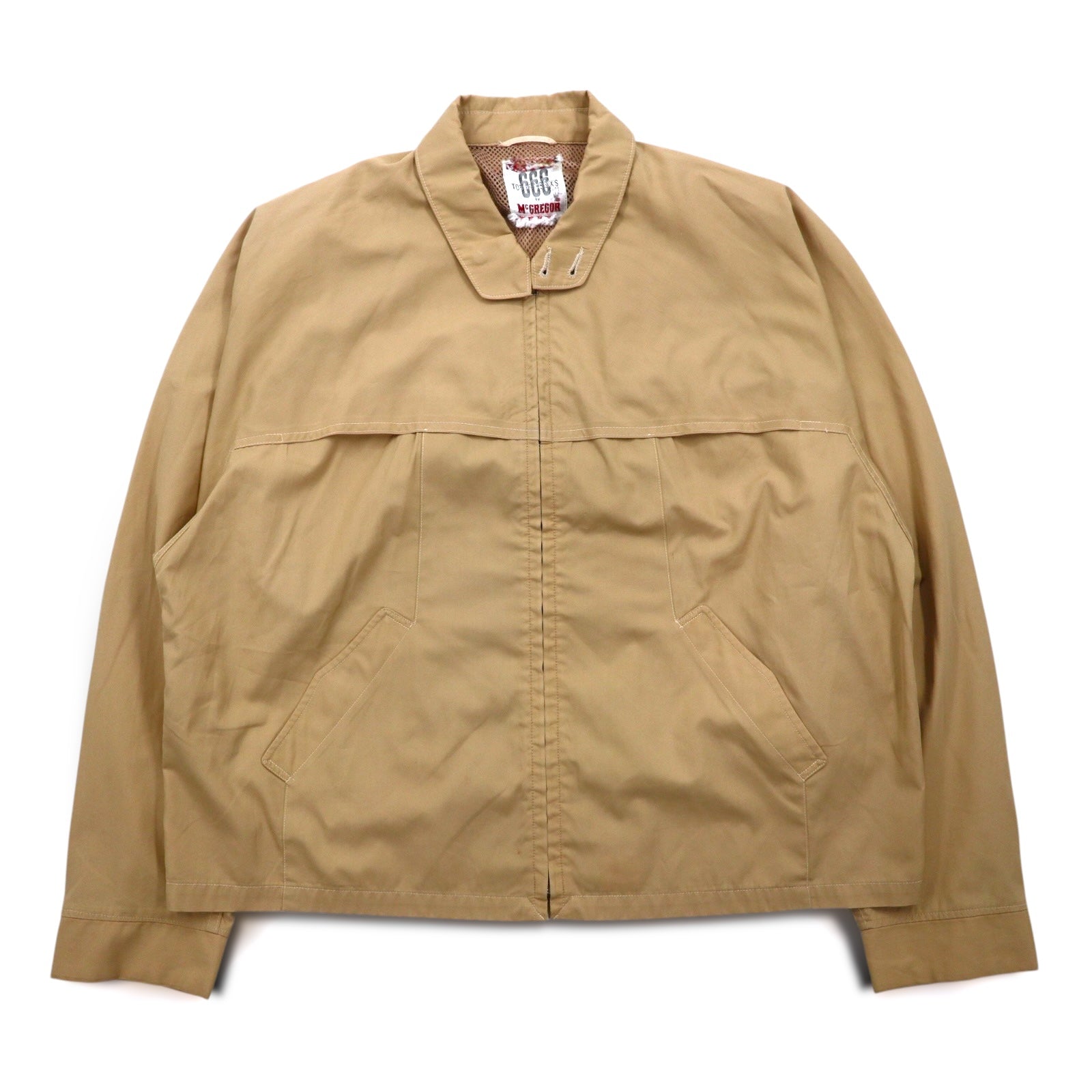 Anni '60 666 TOP OF THE SIX'S by McGREGOR Giubbotto Harrington Drizzler M Beige Fodera in rete