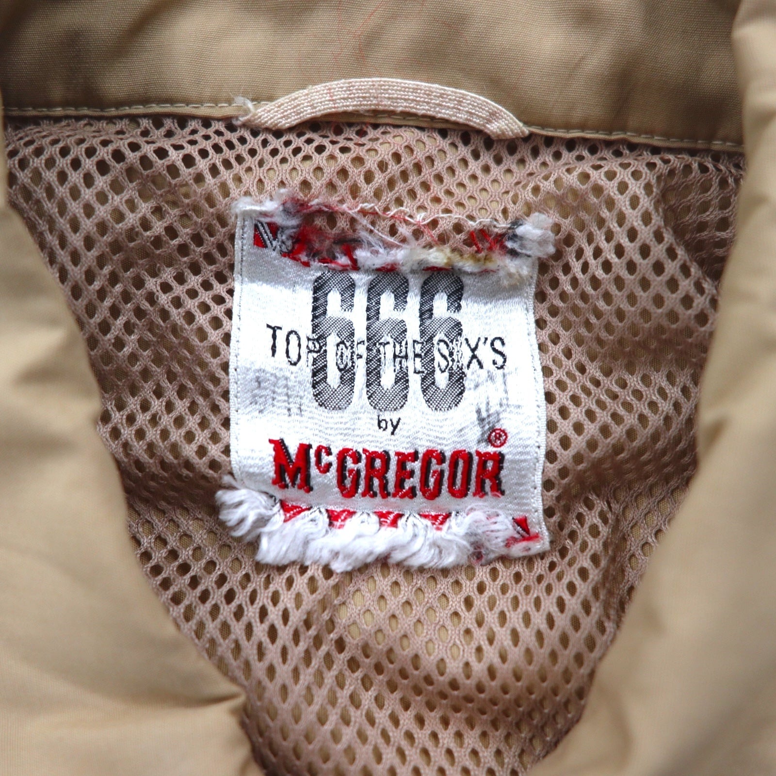 Anni '60 666 TOP OF THE SIX'S by McGREGOR Giubbotto Harrington Drizzler M Beige Fodera in rete