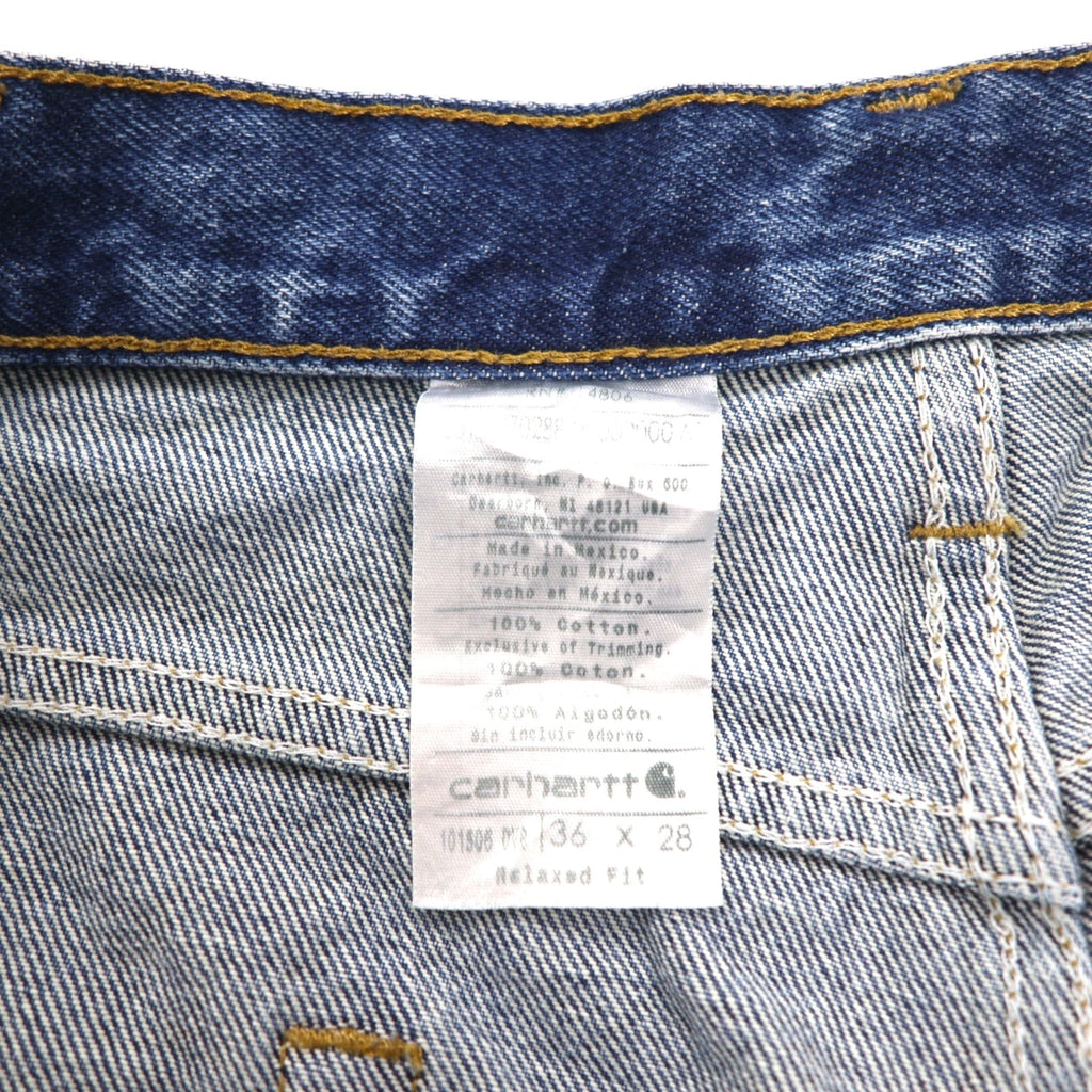 carhartt リラックスフィット Relaxed Fit デニムパンツ L インディゴ ブルー 101505 メキシコ製