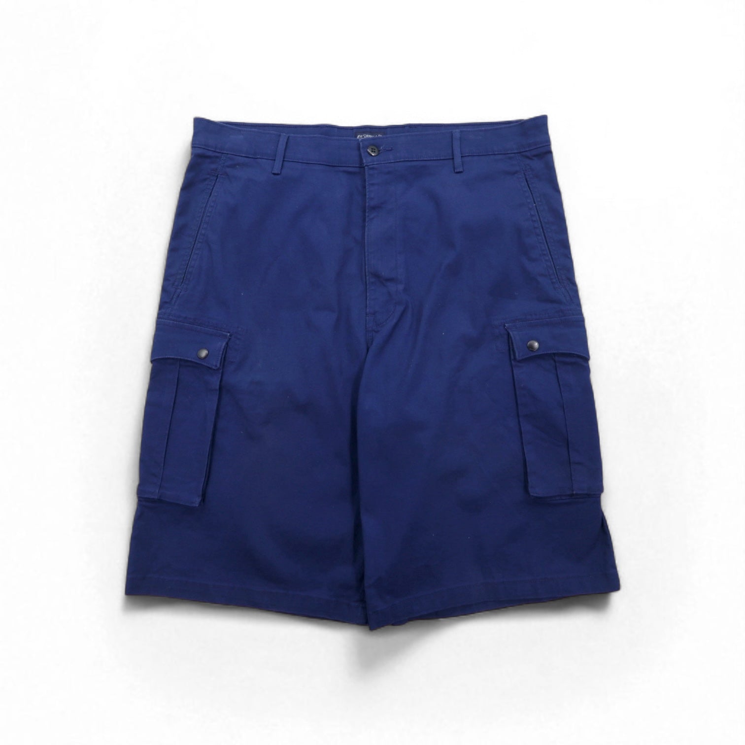 Levi's Pantaloncini Cargo Larghi Corti, taglia XL, Blu Scuro, Cotone