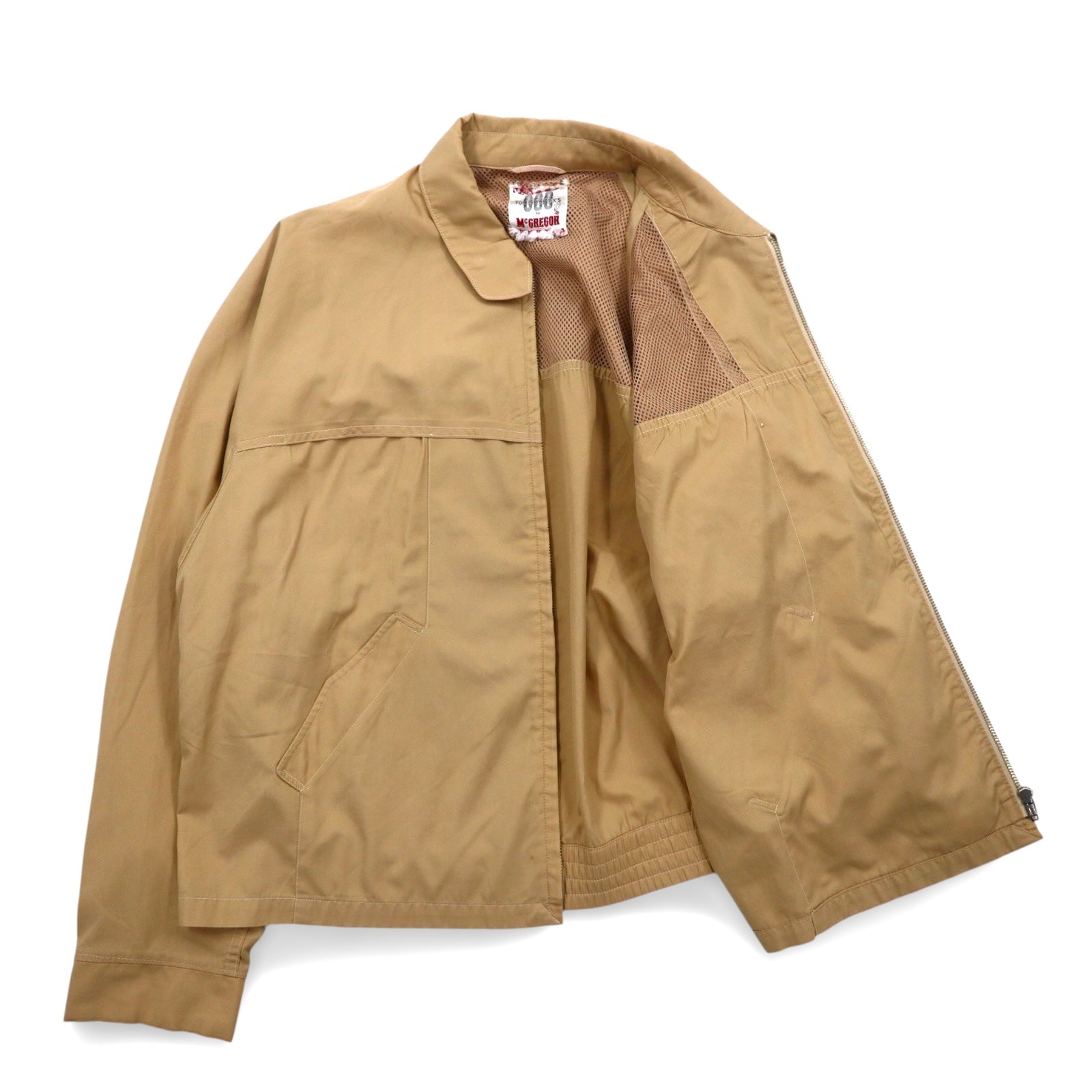 Anni '60 666 TOP OF THE SIX'S by McGREGOR Giubbotto Harrington Drizzler M Beige Fodera in rete