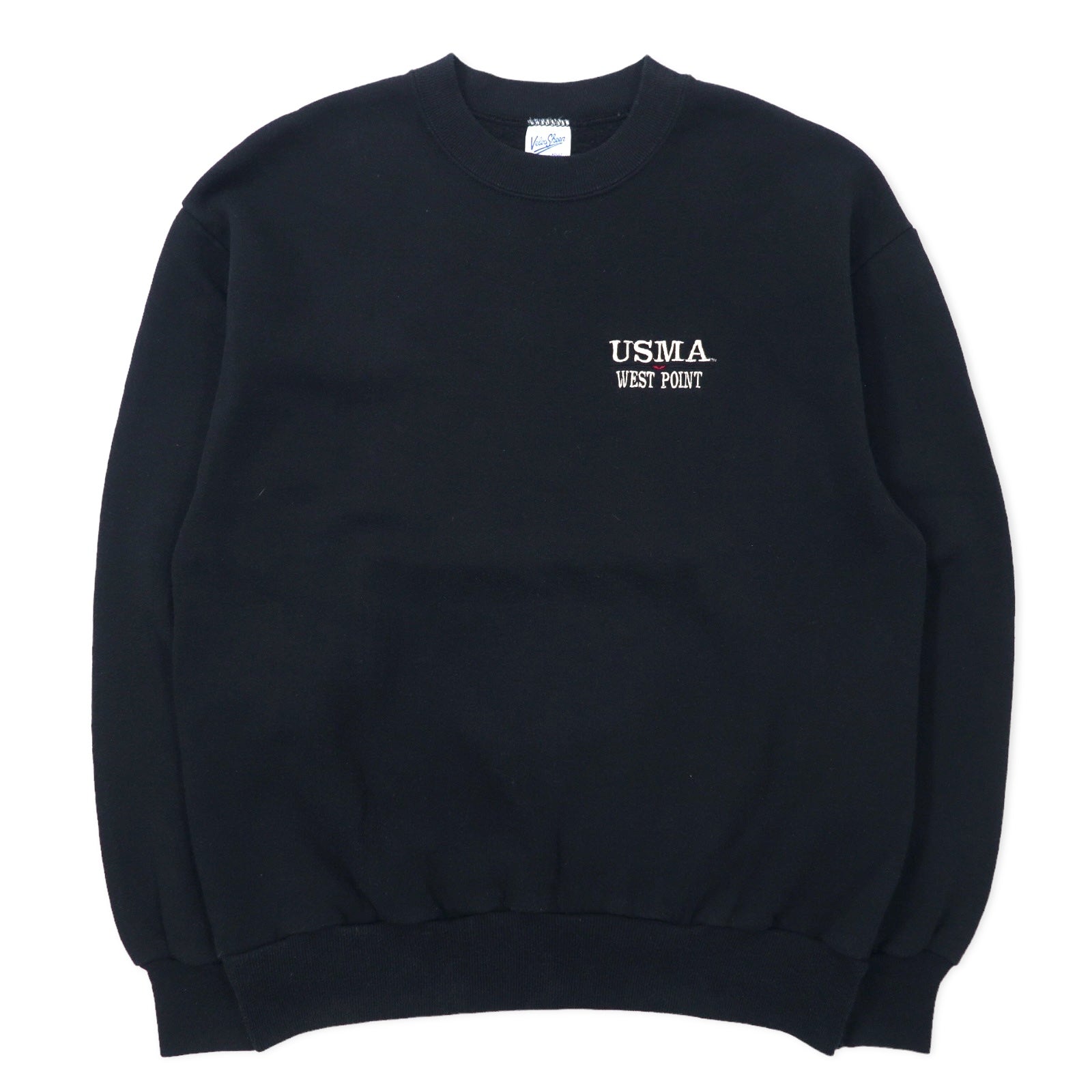 Velva Sheen Prodotto negli USA anni '90 USMA Felpa M Nera Cotone