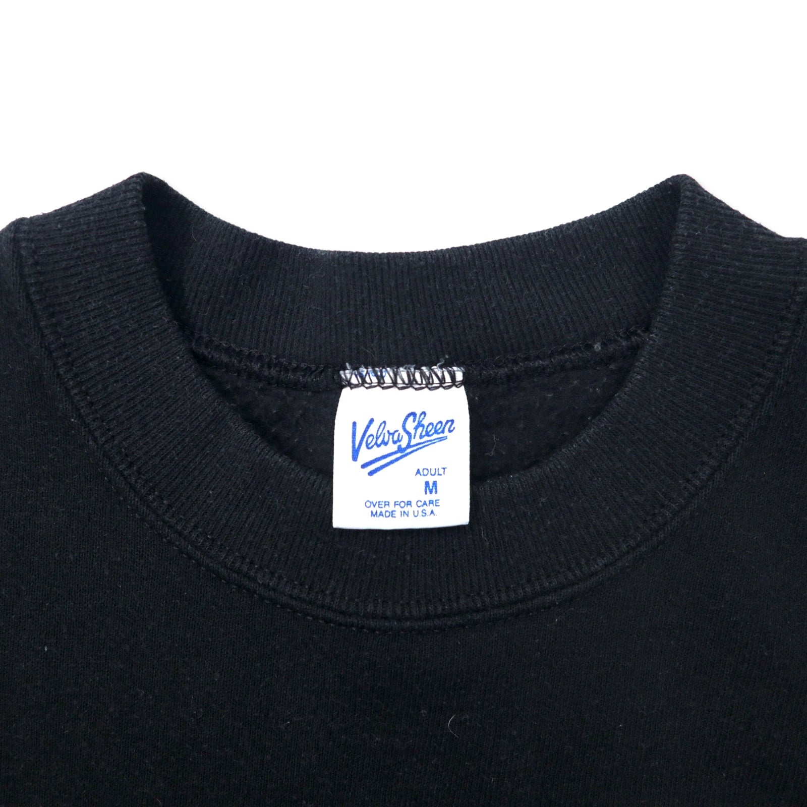 Velva Sheen Prodotto negli USA anni '90 USMA Felpa M Nera Cotone