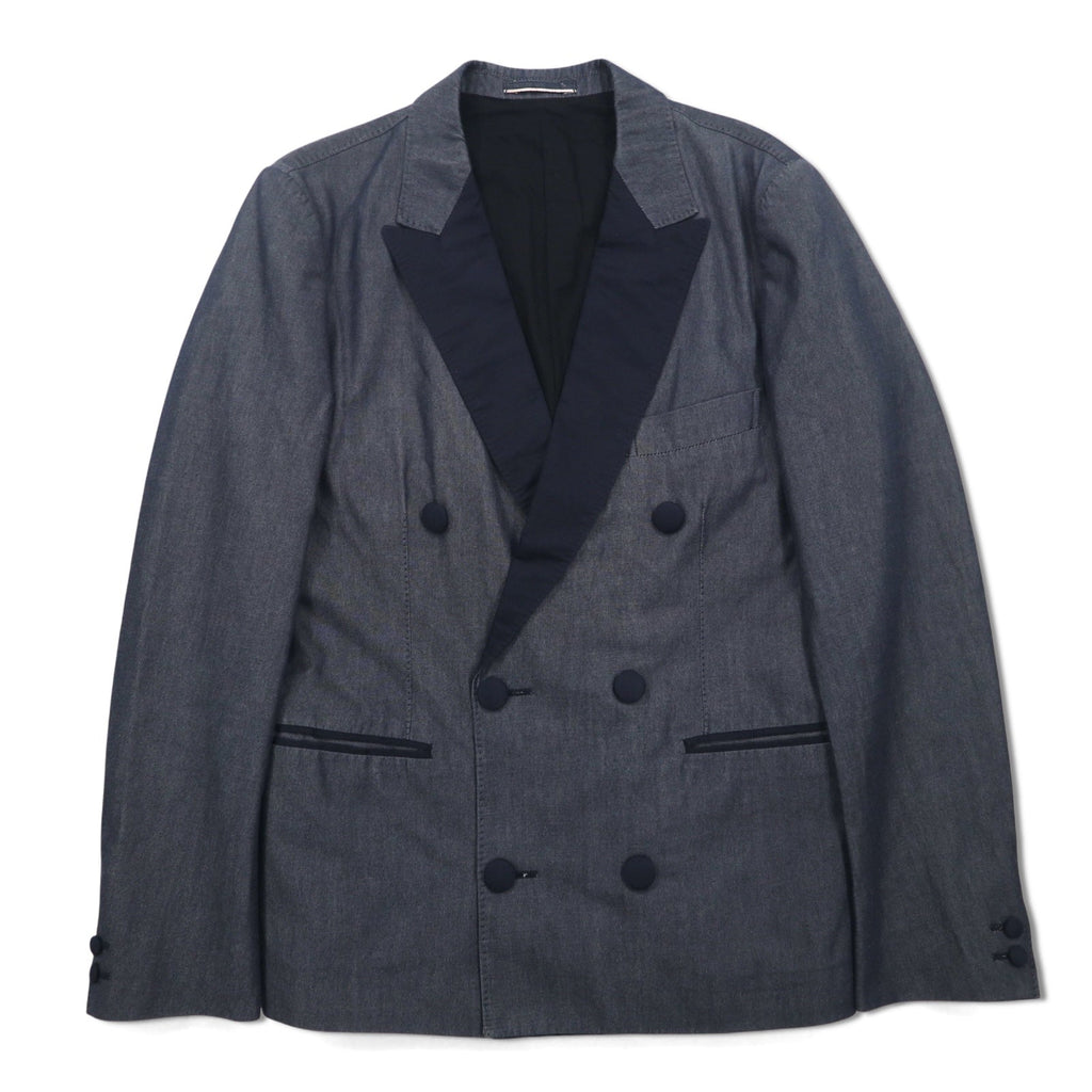 TOMORROWLAND Giacca doppiopetto con revers a punta Blazer S grigio EXTRA EGYPTIAN COTTON