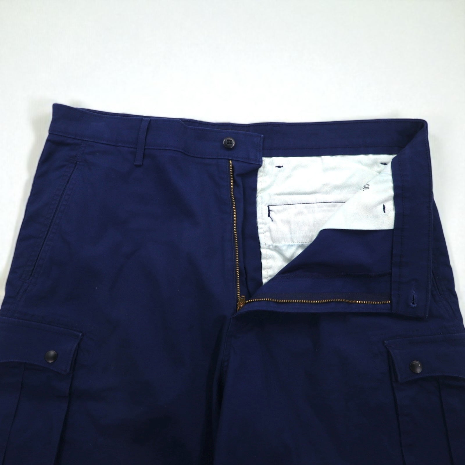 Levi's Pantaloncini Cargo Larghi Corti, taglia XL, Blu Scuro, Cotone