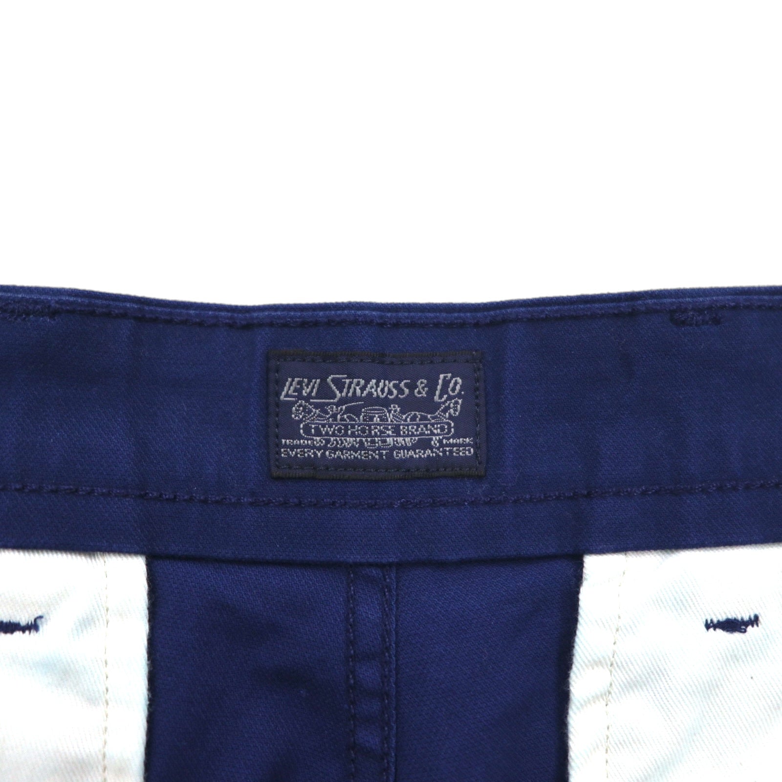 Levi's Pantaloncini Cargo Larghi Corti, taglia XL, Blu Scuro, Cotone