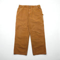 carhartt ダック地 ペインターパンツ ワーク XL キャメル ブラウン キャンバス