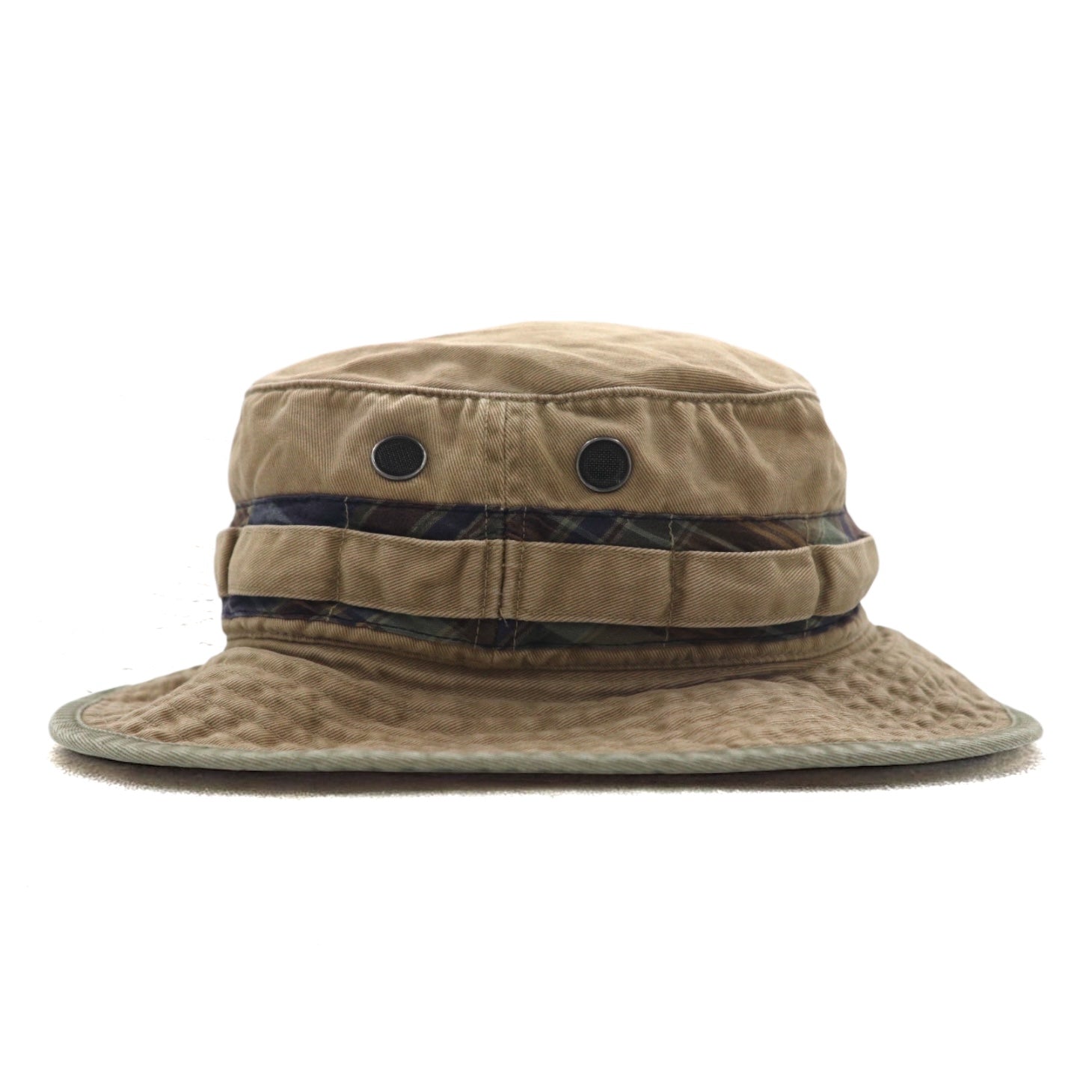 Polo by Ralph Lauren 90年代 サファリハット バケットハット L/XL ベージュ コットン