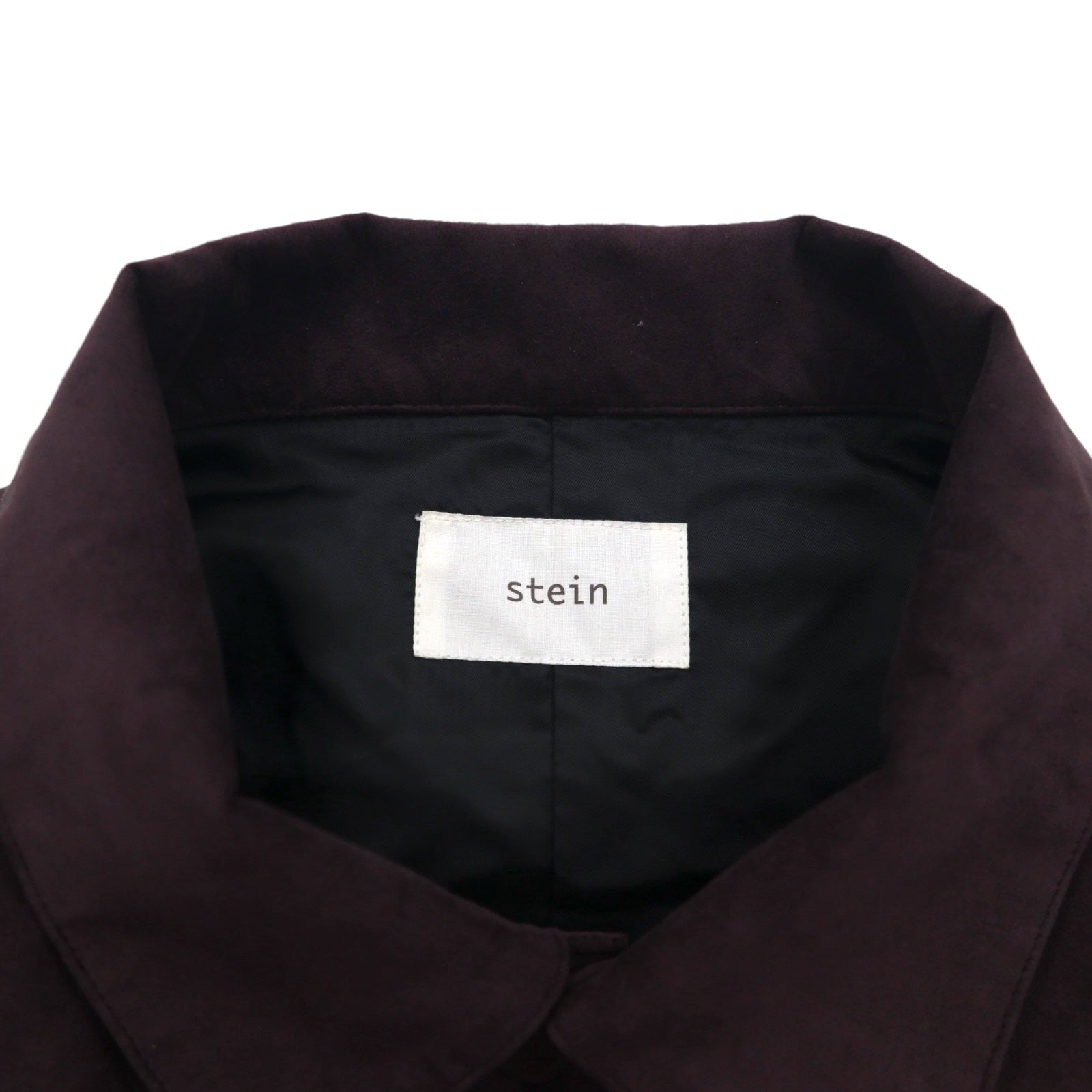 Giacca coach oversize in ecopelle scamosciata stein, taglia M, colore marrone, modello ST-019, made in Japan