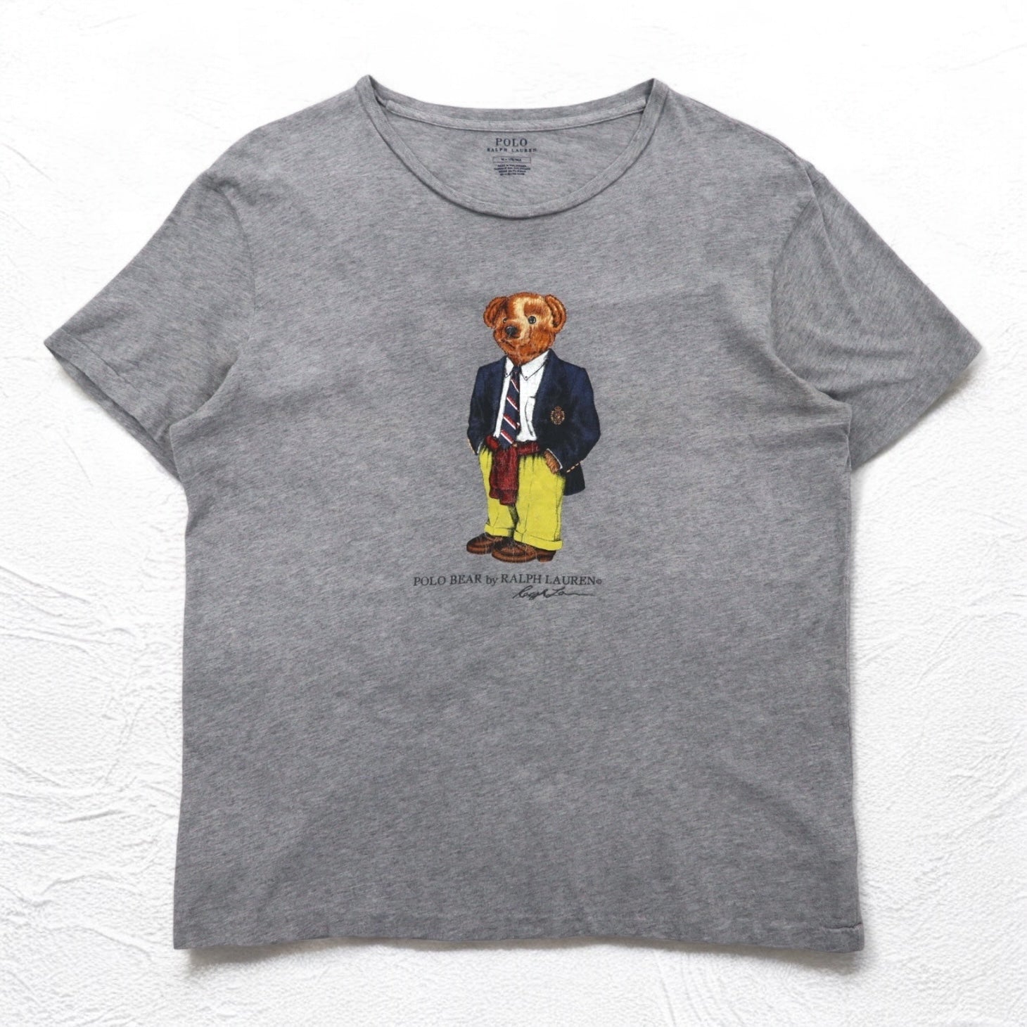 POLO RALPH LAUREN ポロベア Tシャツ M グレー コットン