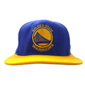 adidas ベースボールキャップ ONE ブルー コットン スナップバック NBA GOLDEN STATE WARRIORS