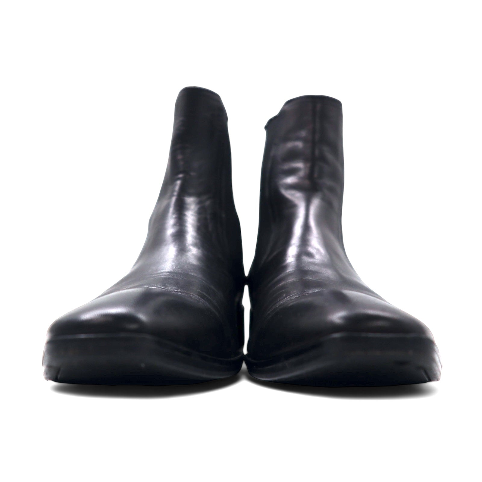 Titlo Classic (Isetan) Stivaletti Chelsea con elastico laterale, 25.5 cm, pelle nera, lavorazione Blake
