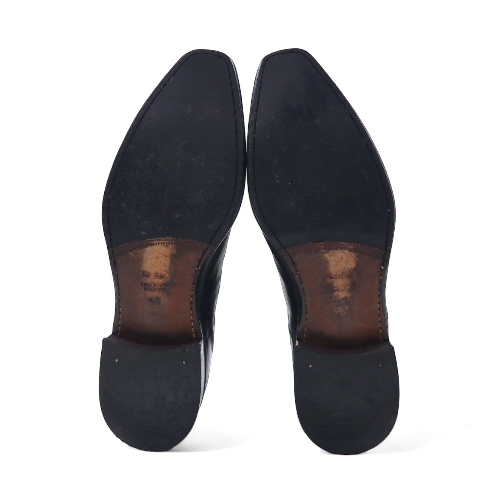 Titlo Classic (Isetan) Stivaletti Chelsea con elastico laterale, 25.5 cm, pelle nera, lavorazione Blake
