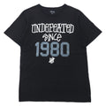 STUSSY × UNDEFEATED プリントTシャツ M ブラック コットン ナンバリング 両面プリント