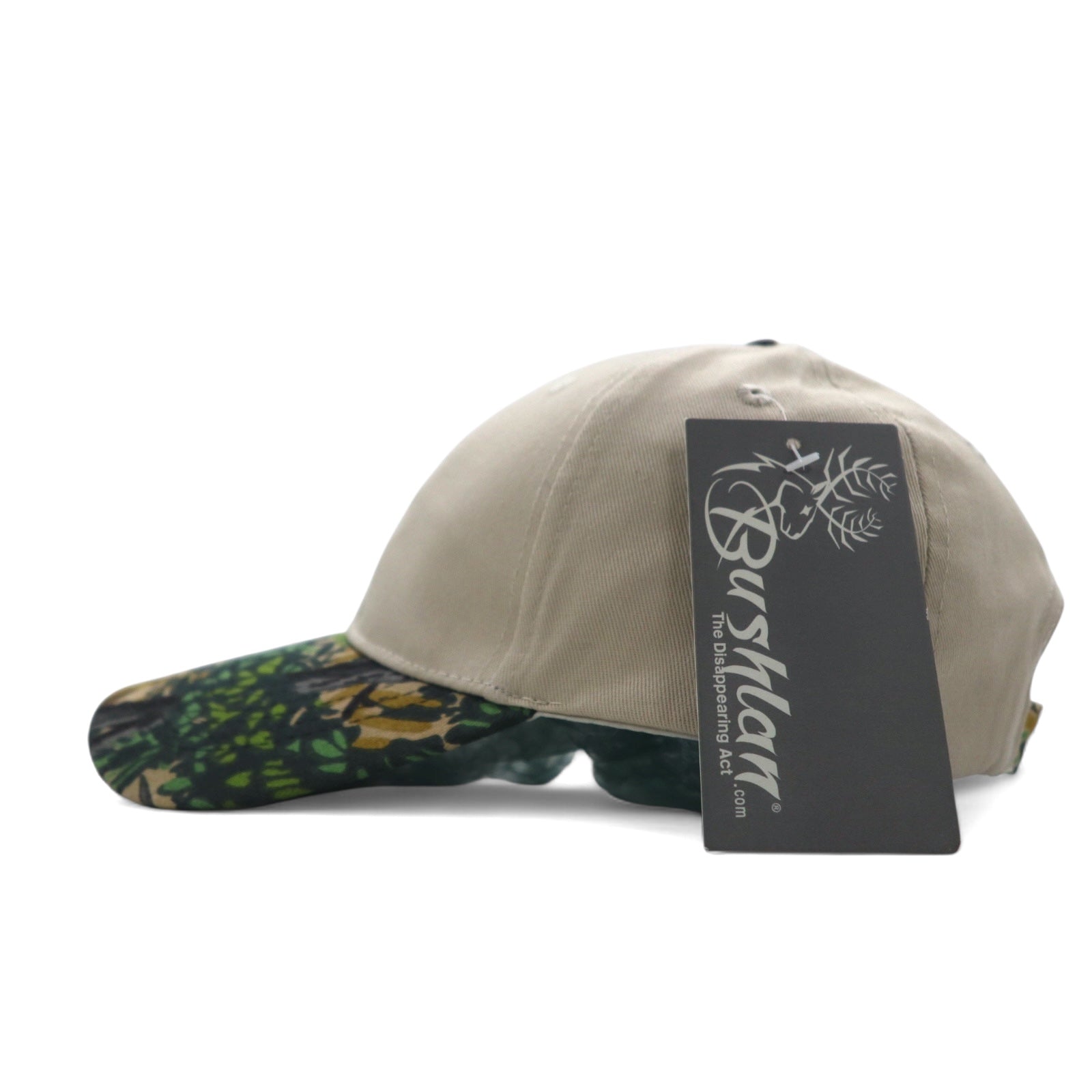 Bushlan Berretto da baseball mimetico ad albero reale FREE beige verde, nuovo con etichette